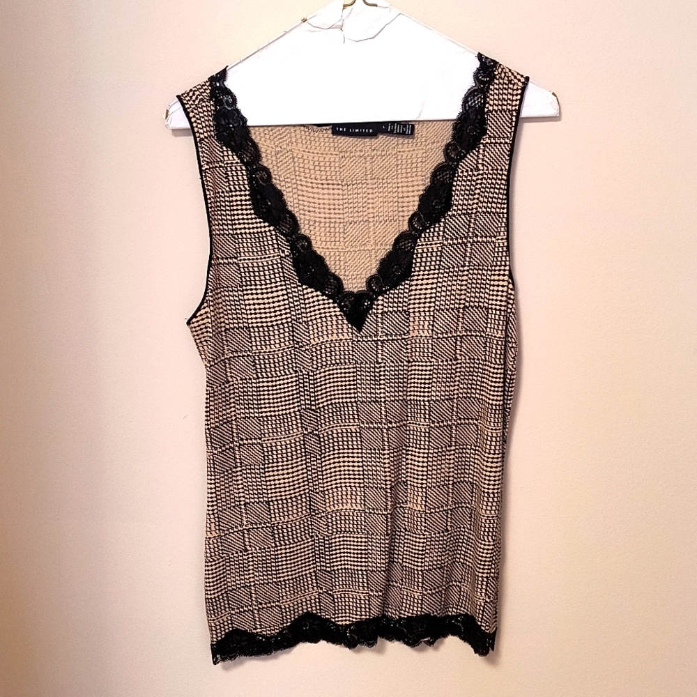 Tan & Black Top